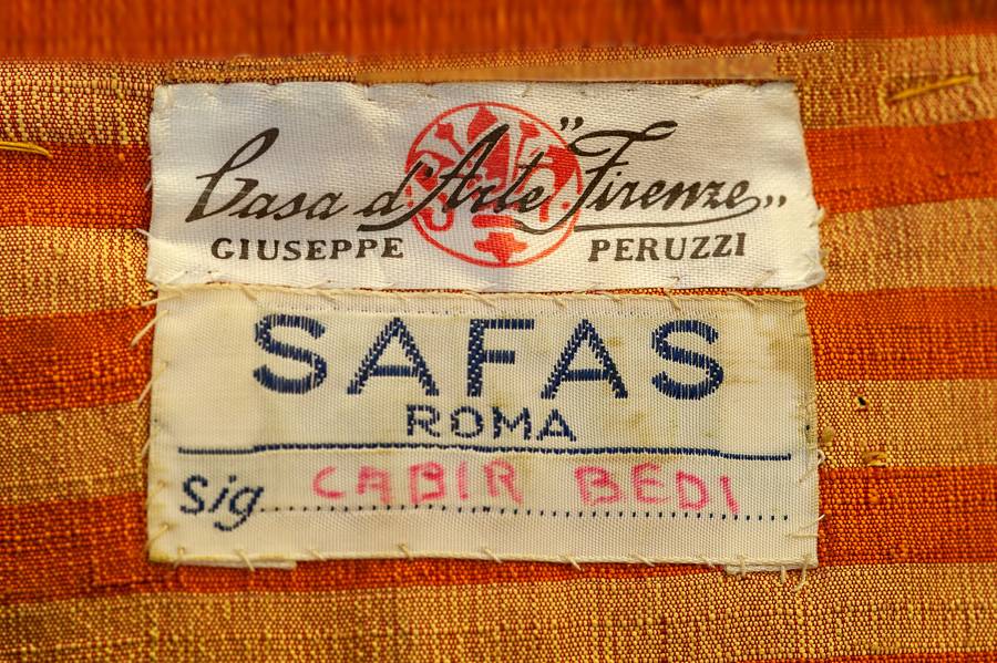 25A Costume originale da Sandokan serie RAI 1976 Sergio Sollima Fondo SAFAS Costumi dArte Peruzzi Roma